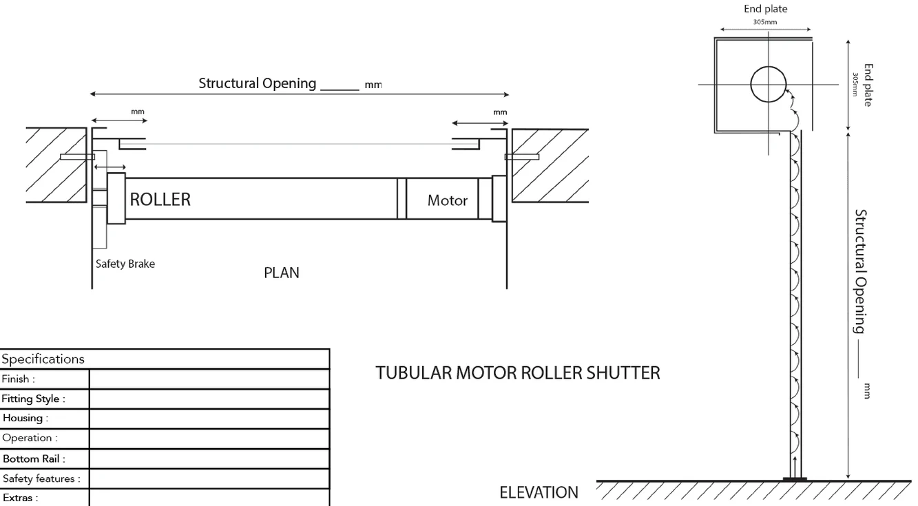 Steel Roller Shutter (Chain-Operation)